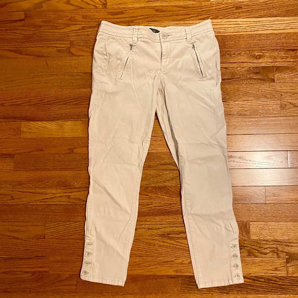 Level 99 khaki pants cropped